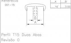 Perfil T 15 Duas Abas - Imagem Complementar