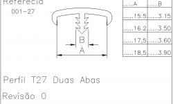 Perfil T 27 Duas Abas - Imagem Complementar