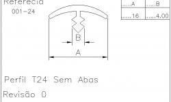 Perfil T 24 Sem Abas - Imagem Complementar